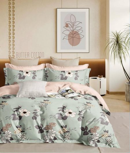 Double Bedsheet Fitted(Elastic)