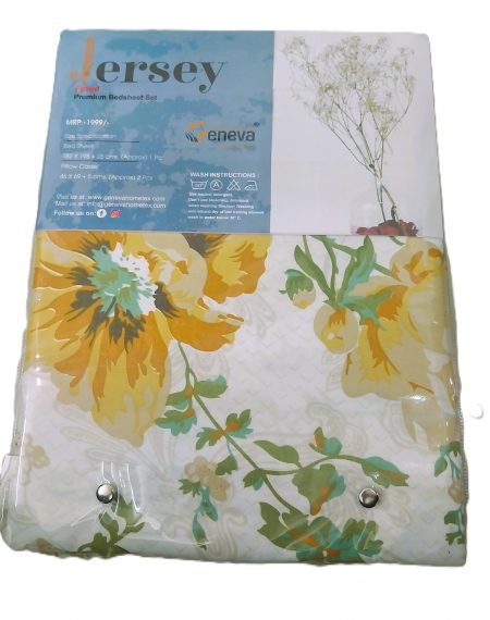Double Bedsheet Fitted(Elastic)